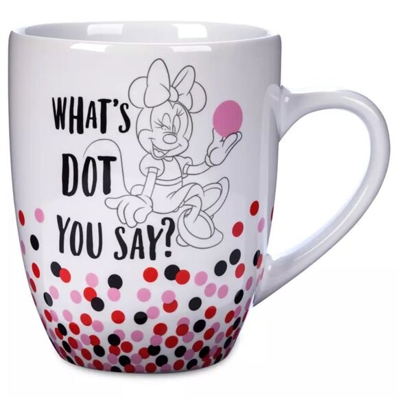 Minnie Mouse ''What's Dot You Say?'' Mug - Picture 1 of 4